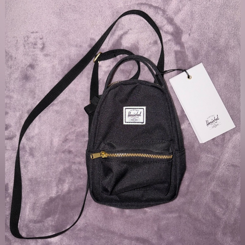 NWT - Black Herschel Nova Crossbody Bag
